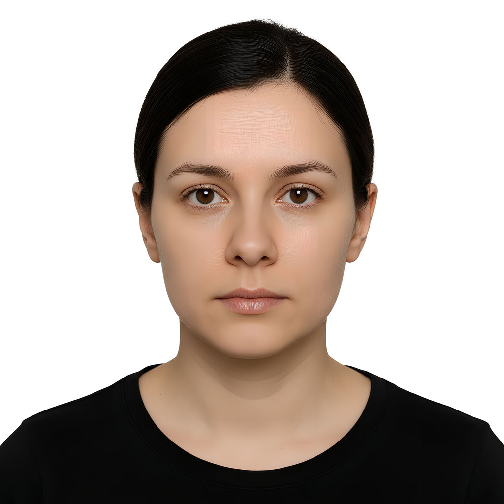 Different visa photo sizes labelled for countries