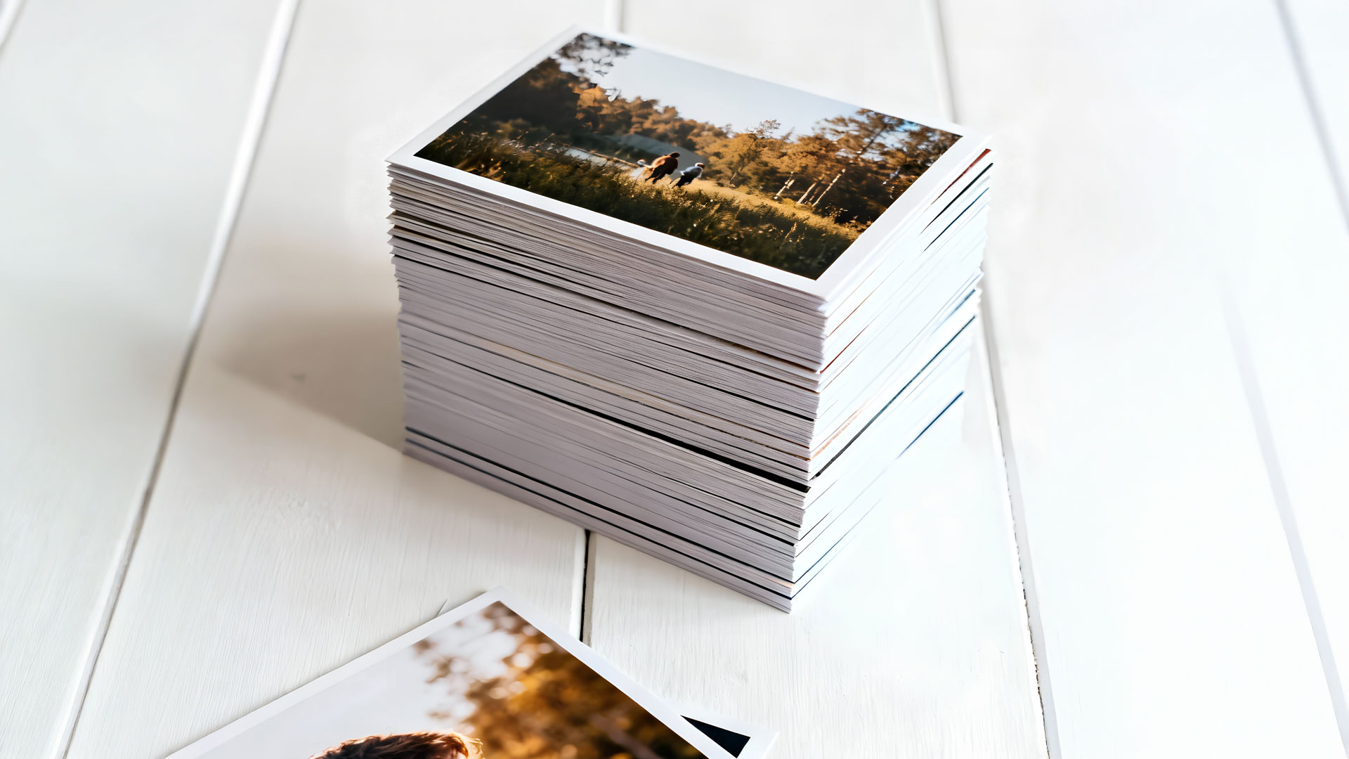 Closeup of photo print texture