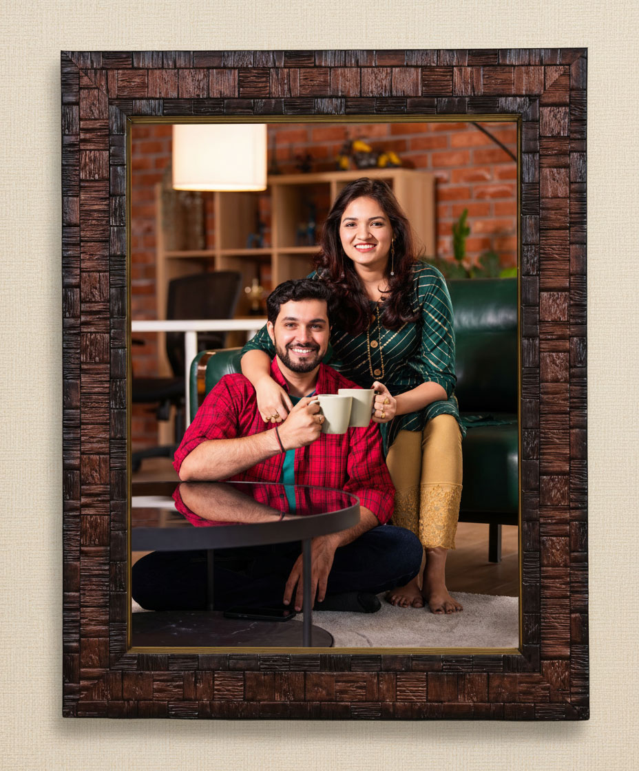 COPPER TEXTURE FRAME, 1 INCH BORDER, WITHOUT MOUNT