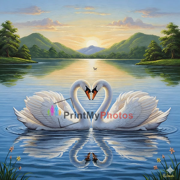 Swans / Pair of Birds — harmony in relationship