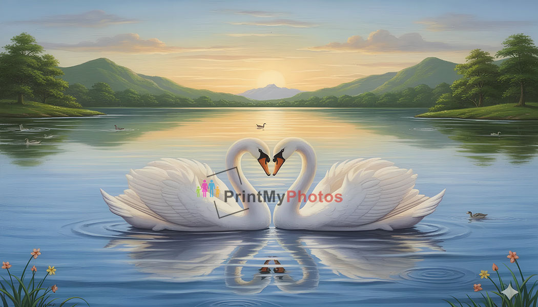 Swans / Pair of Birds — harmony in relationship