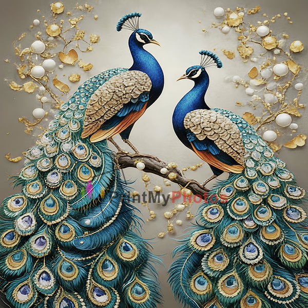 Peacock Paintings — Beauty, Prosperity & Positive Energy