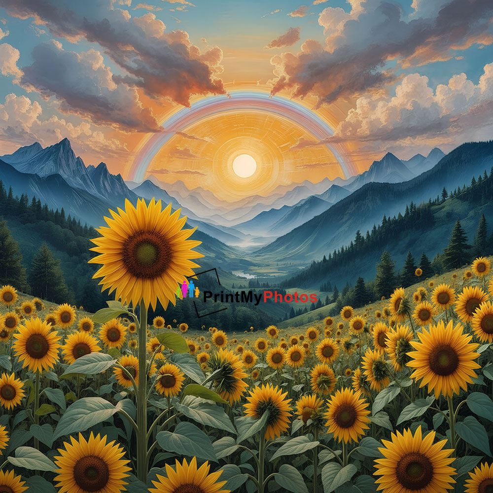 Sunflower Fields — Positivity, Growth & Happiness