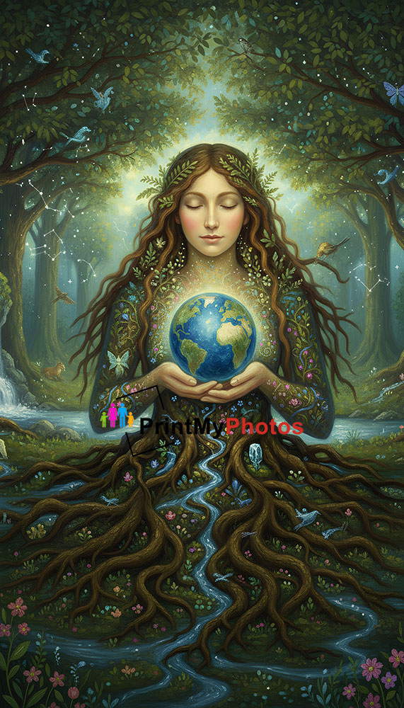 Mother of Earth - nurturing energy, balance, abundance